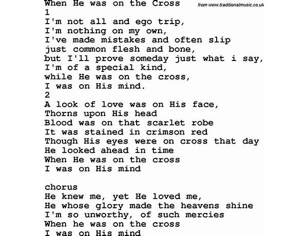 On The Cross en Lyrics [Demonlord]