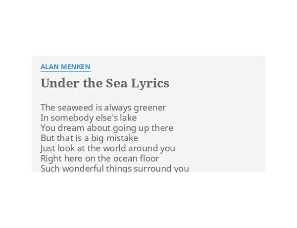 On the Sea en Lyrics [Tungsten]