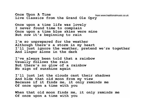 Once Upon a Time en Lyrics [Bubble Guppies Cast]