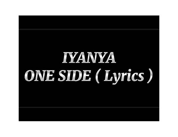 One Side en Lyrics [Solomon Childs]