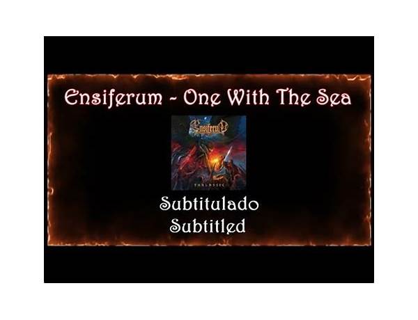 One with the Sea en Lyrics [Ensiferum]