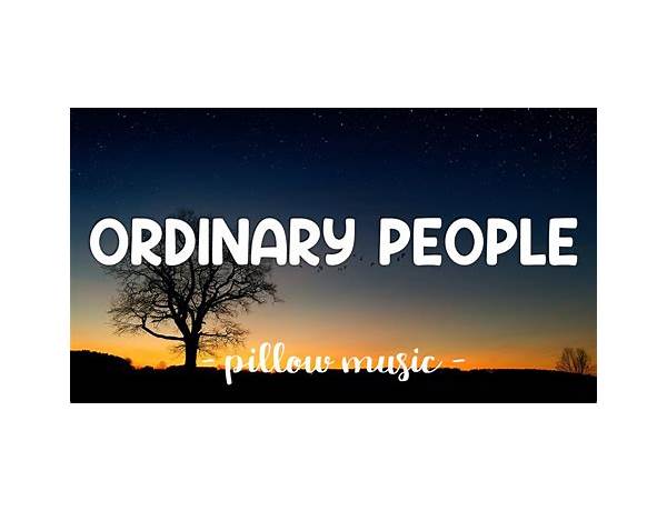 Ordinary People en Lyrics [Linda Eder]