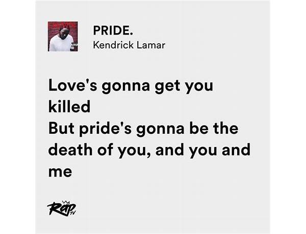 Our Pride en Lyrics [Discipline]