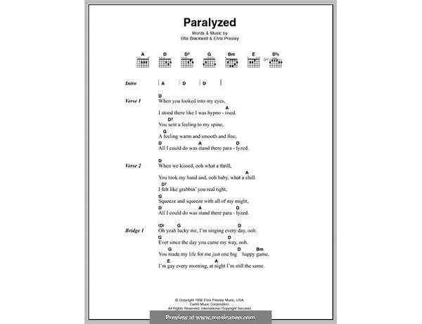 Paralyzed en Lyrics [Sangu X]