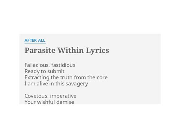 Parasite Within en Lyrics [After All]