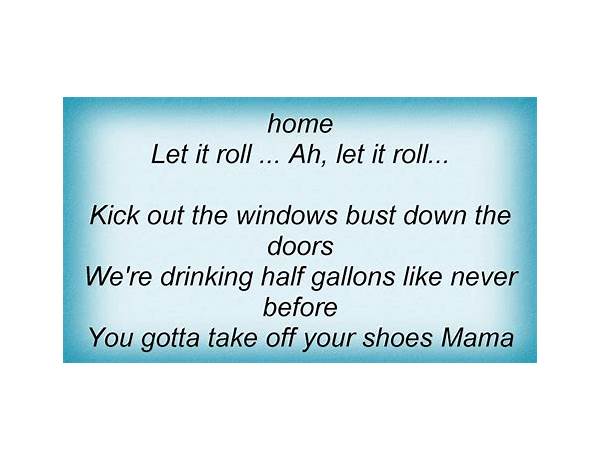 Party Till The Cows Come Home en Lyrics [Elvin Bishop]