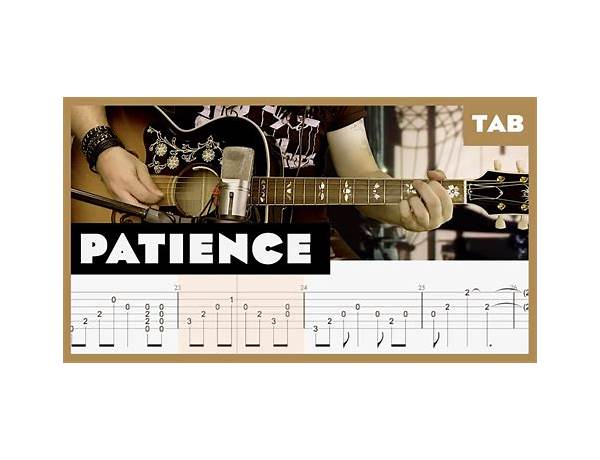 Patience en Lyrics [Super8 & Tab]