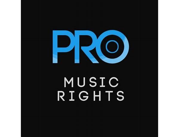 Performance Rights: STIM (PRO), musical term