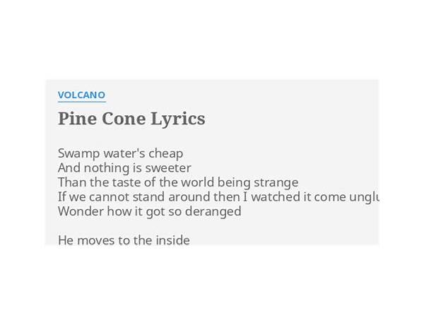 Pine Cone en Lyrics [Stella Le Page]