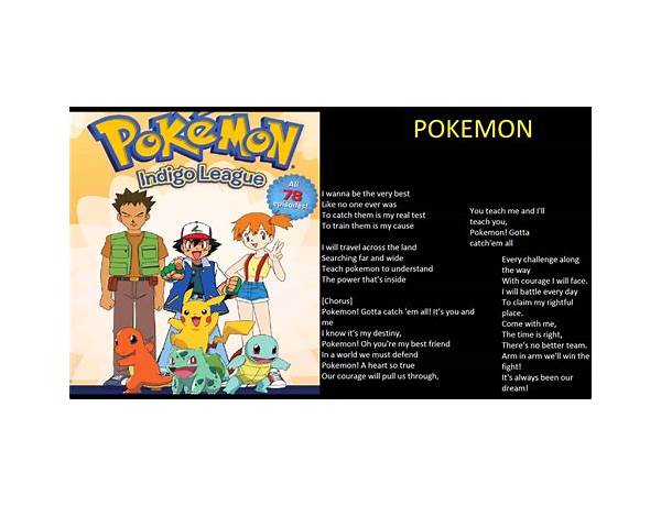 Pokemony pl Lyrics [Tymek]