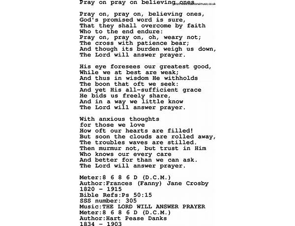 Pray en Lyrics [JGreen]