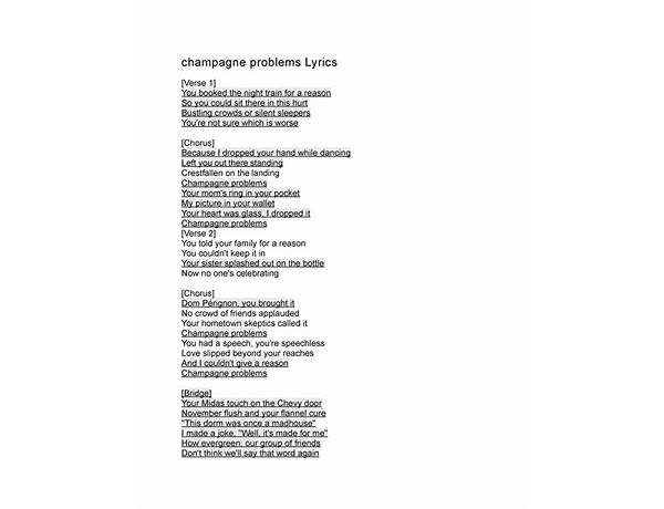 Problems en Lyrics [Alice Donut]