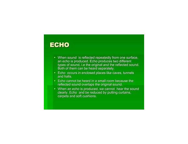 Produced: ECHO (ROU), musical term