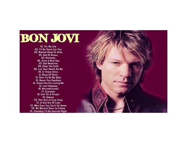Produced: Jon Bon Jovi, musical term