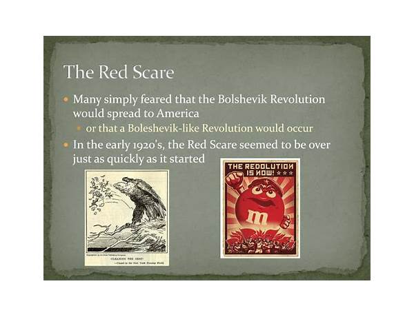 Produced: Red Scare, musical term