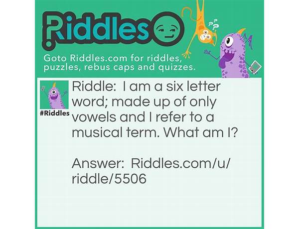 Produced: Riddla, musical term