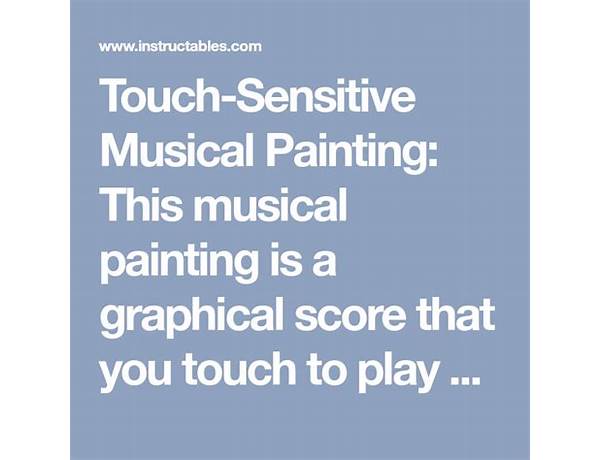 Produced: Touch Sensitive, musical term