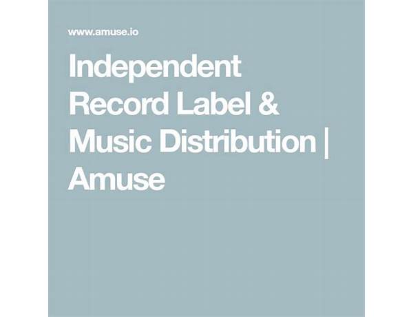 Published: Amuse Records, musical term