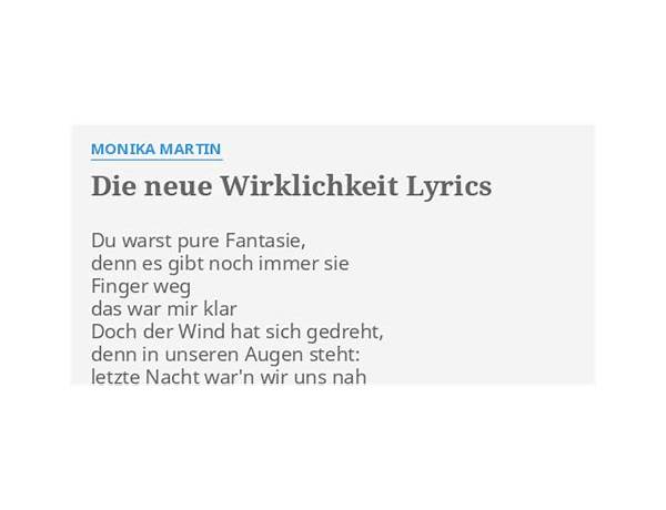 Pure Fantasie de Lyrics [Klaus Johann Grobe]
