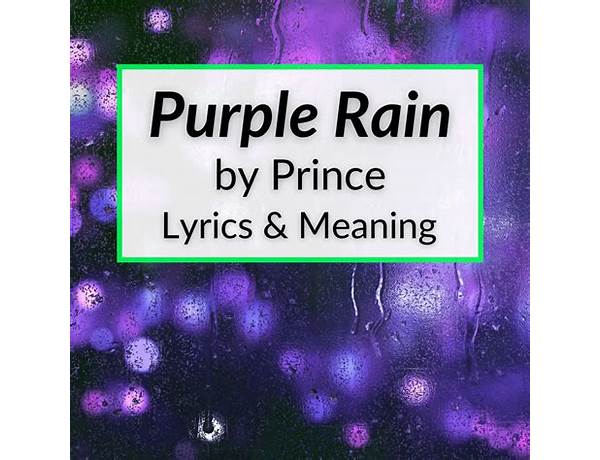 Purple Rain Freestyle en Lyrics [JAG]