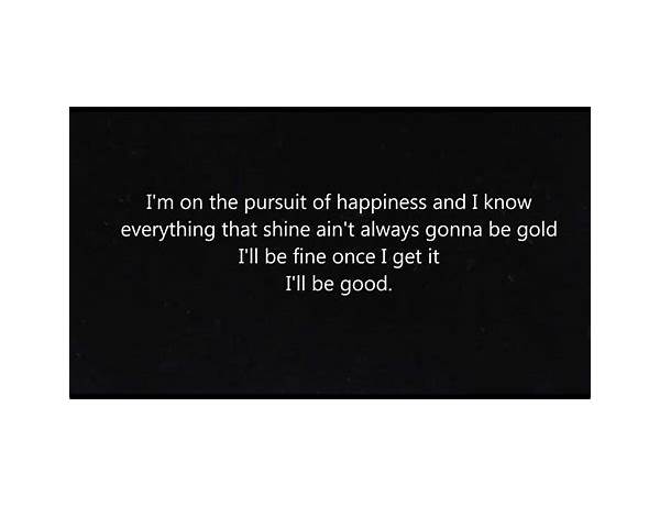 Pursuit of Happiness en Lyrics [Stretch Arm Strong (Band)]