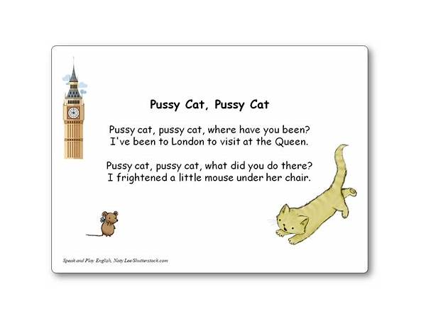 Pussycat en Lyrics [Tom Jones]