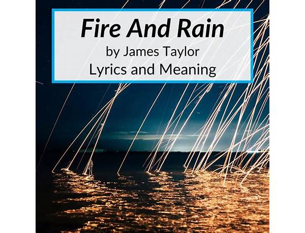 Rain And Fire en Lyrics [$orr¥]