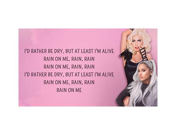 Rain On Me en Lyrics [StarFox]