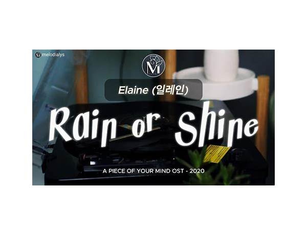 Rain or Shine en Lyrics [Elaine (일레인) (KOR)]