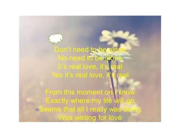 Real Love en Lyrics [Joan Osborne]