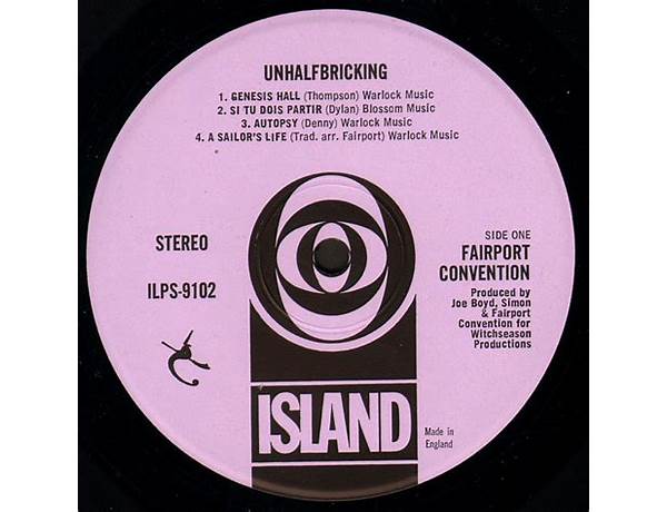 Record Label: Island Music, musical term