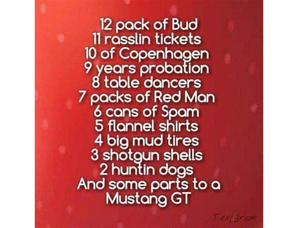 Redneck 12 Days Of Christmas en Lyrics [Jeff Foxworthy]