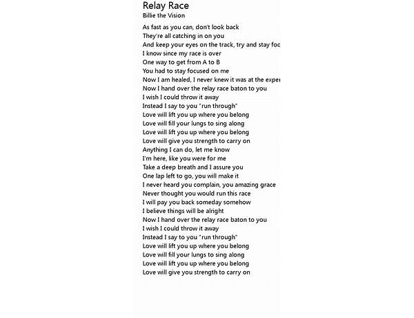 Relay Race en Lyrics [711KENGO]