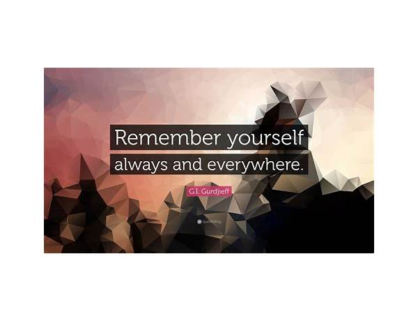 Remember Yourself en Lyrics [​illkira]