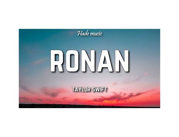 Ronan (Taylor\'s Version) af Lyrics [Taylor Swift]