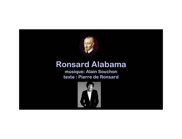 Ronsard Alabama fr Lyrics [Alain Souchon]