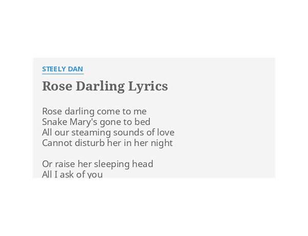 Rose Darling en Lyrics [Steely Dan]