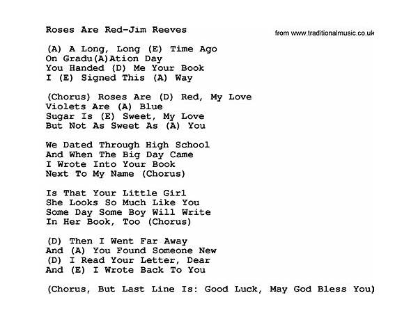 Roses en Lyrics [Ricky Hil]