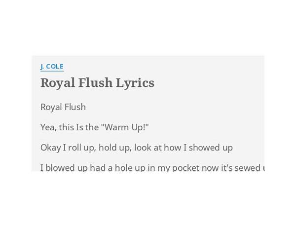 Royal Flush en Lyrics [Terayle]