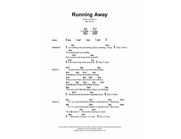 Runnin\' Away en Lyrics [Evindi]