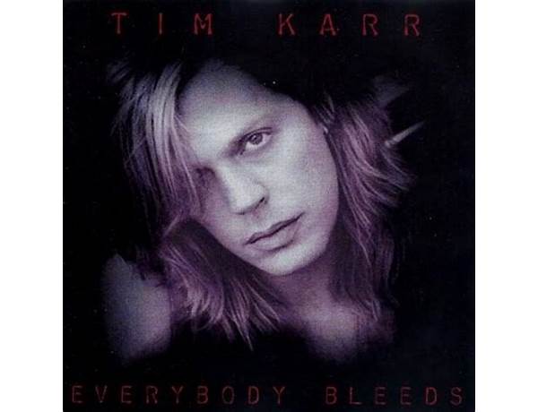 Sad Face en Lyrics [Tim Karr (CAN)]