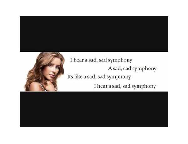 Sad Symphony en Lyrics [Esmée Denters]