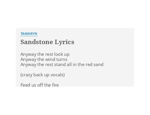 Sandstone en Lyrics [Dawn Richard & Spencer Zahn]