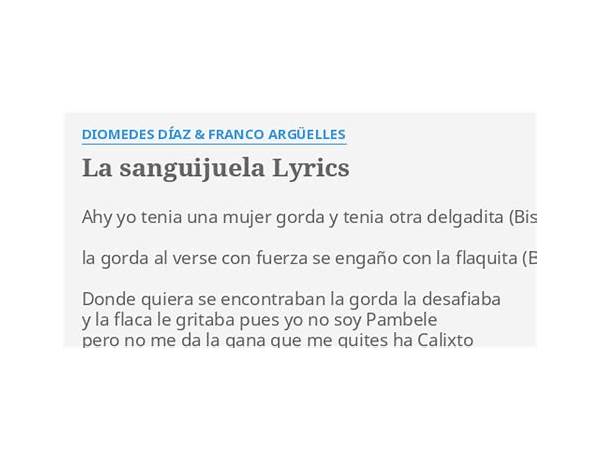 Sanguijuela es Lyrics [Antho Mattei]