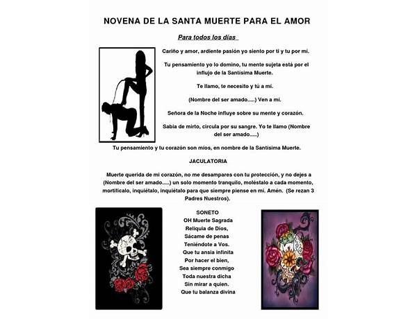 Santa Muerte en Lyrics [​sean]