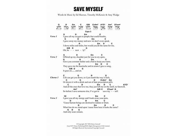 Save Yourself en Lyrics [Tarkio]