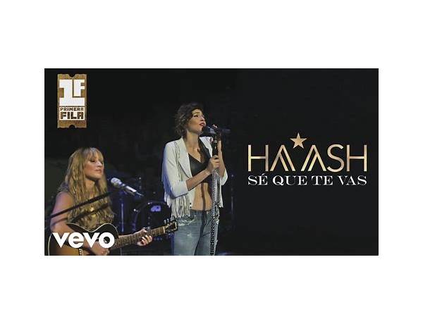 Se Que Te Vas Is A Cover Of: Sé Que Te Vas By Ha*Ash (Ft. Matisse), musical term