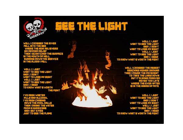 See The Light en Lyrics [Gao the Arsonist]