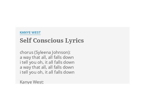 Self Conscious en Lyrics [Txbz]