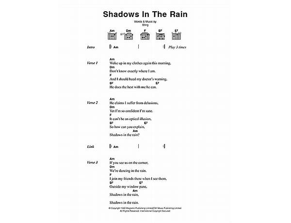 Shadows at rain en Lyrics [Lunaku]